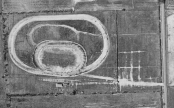 Partington Pasture Speedway - 1949 Aerial